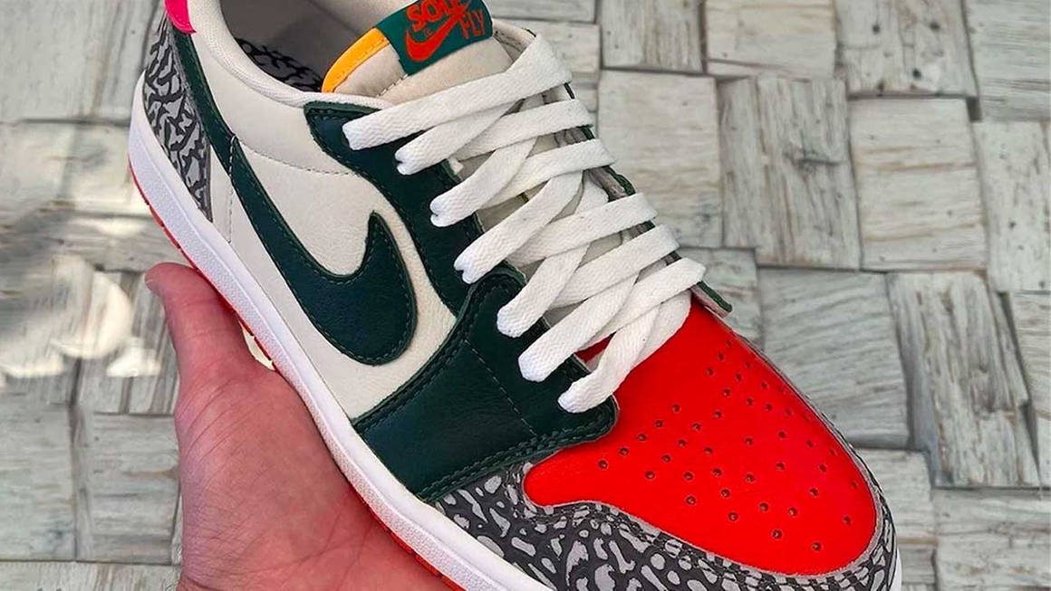 The SoleFly x Air Jordan 1 Low OG "What The" Is a Mishmash of