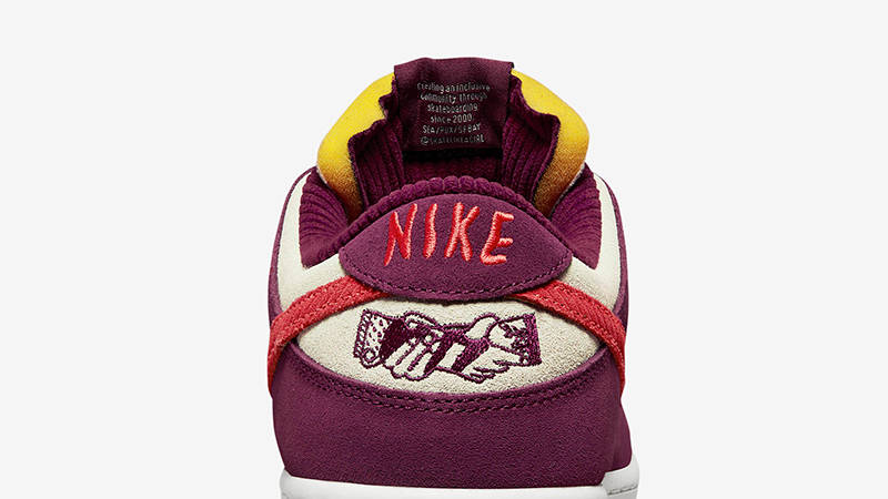 Skate Like a Girl x Nike SB Dunk Low Red White | DX4589-600 | The