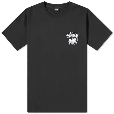 Stussy Rasta Dot Pig. Dyed T-Shirt | Where To Buy | 1904770-blac | The ...