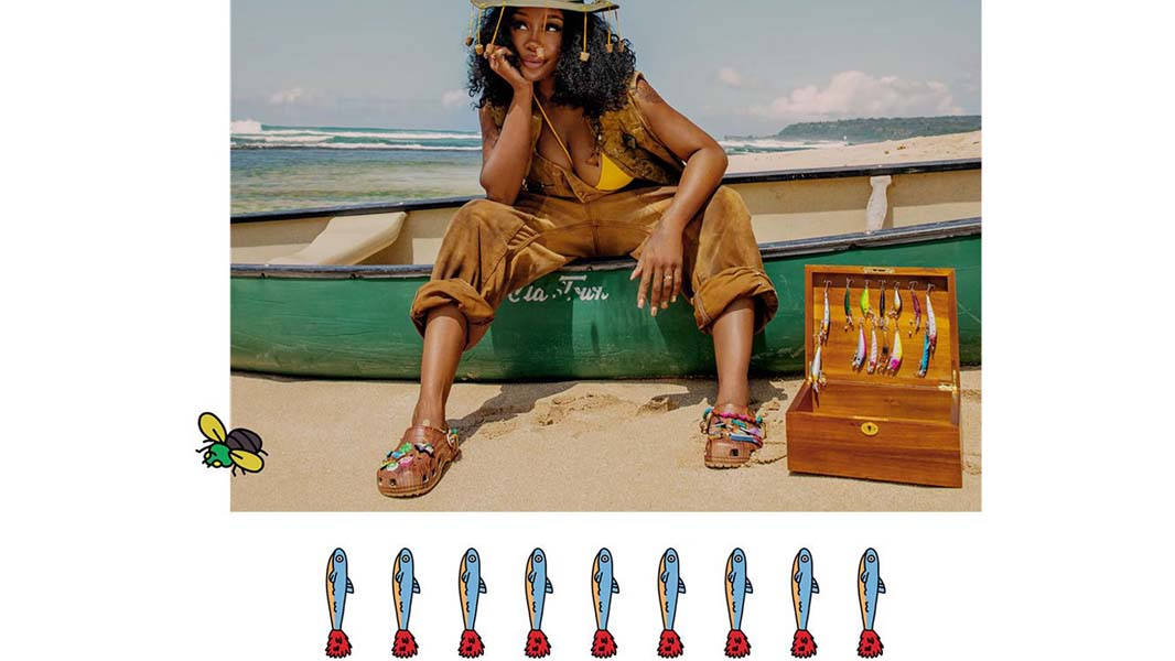 SZA x Crocs Classic Clog Brown