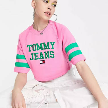 Tommy Jeans Short Sleeve Sweatshirt