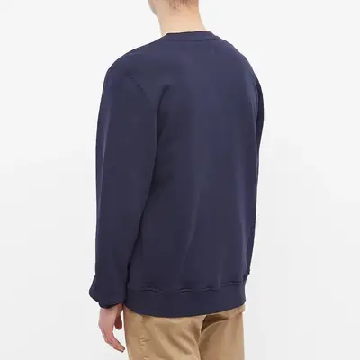 Etnies Corp Combo Short Sleeve T-Shirt Sweatshirt Navy Back