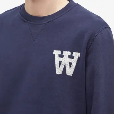 Etnies Corp Combo Short Sleeve T-Shirt Sweatshirt Navy Detail