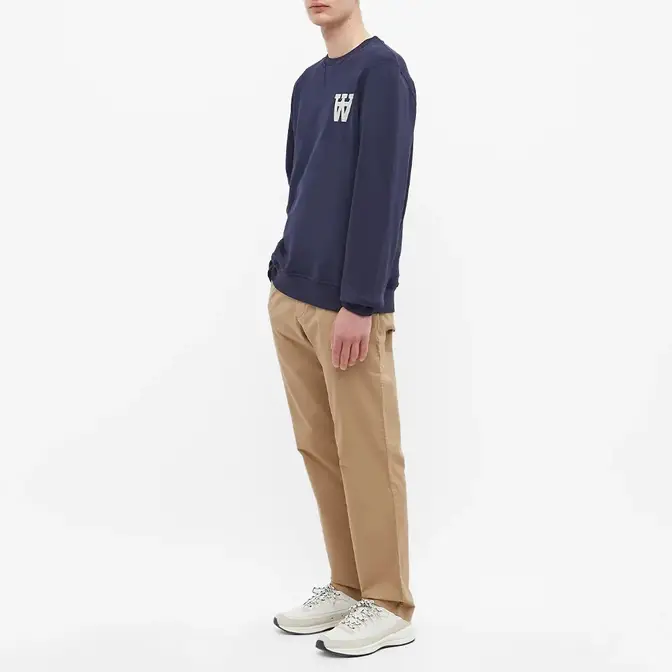 Etnies Corp Combo Short Sleeve T-Shirt Sweatshirt Navy Full