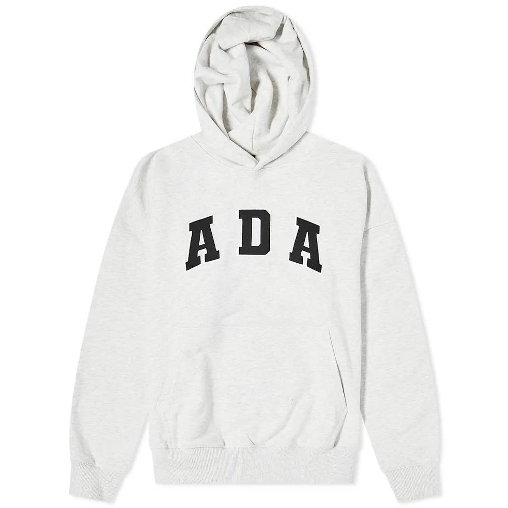 Adanola Oversized Varsity Hoodie - White | The Sole Supplier