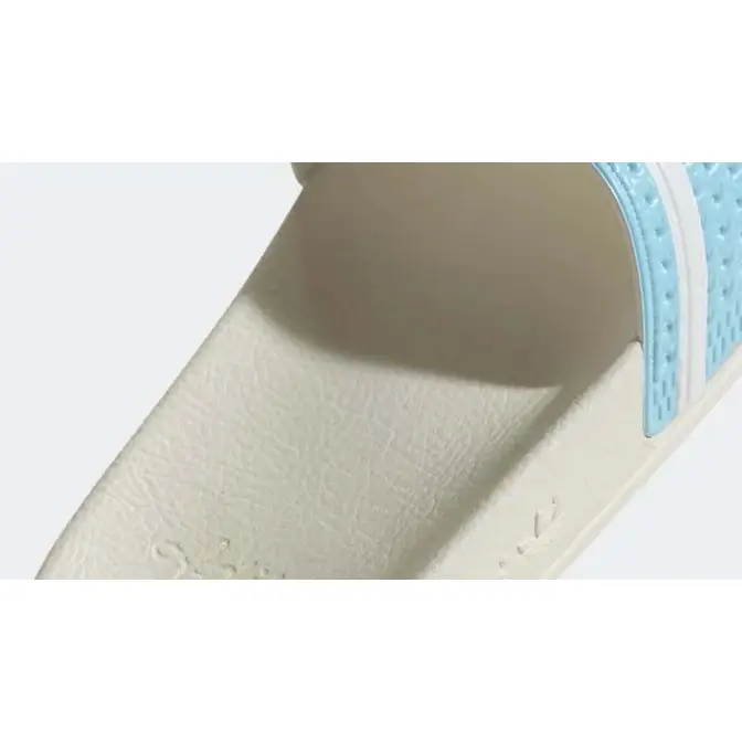 adidas Adilette Bliss Blue Closeup