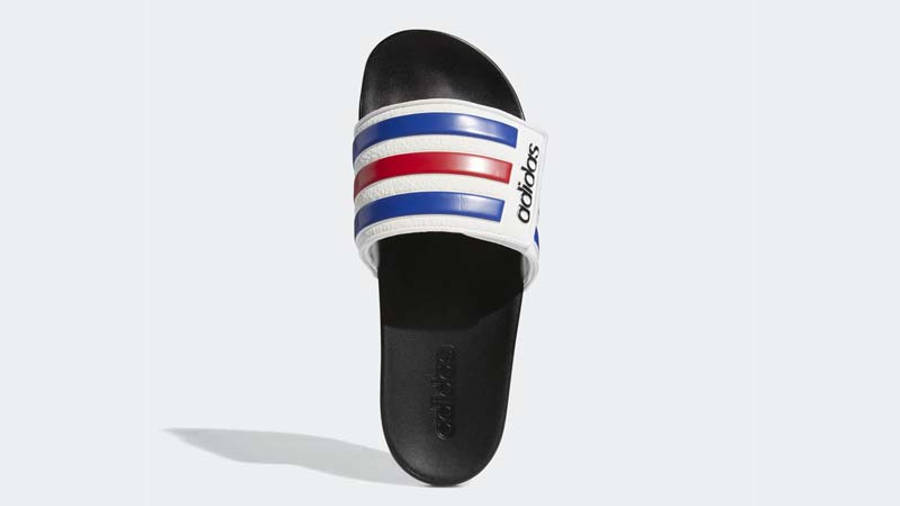 adidas Adilette Comfort Adjustable Slides Black Middle