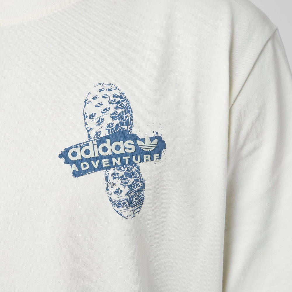 adidas Adventure Trail T-Shirt White logo