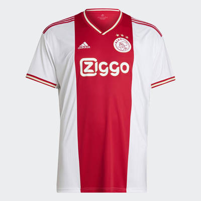 adidas Ajax Amsterdam 22 23 Home Jersey Red White feature