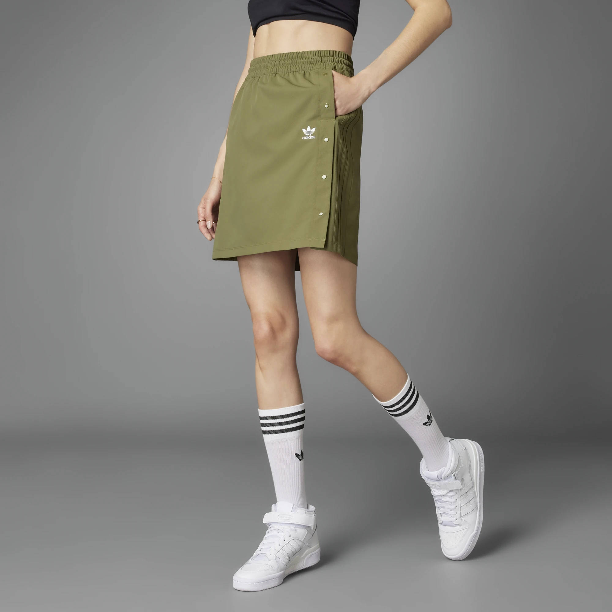 adidas Always Original Snap-Button Skirt