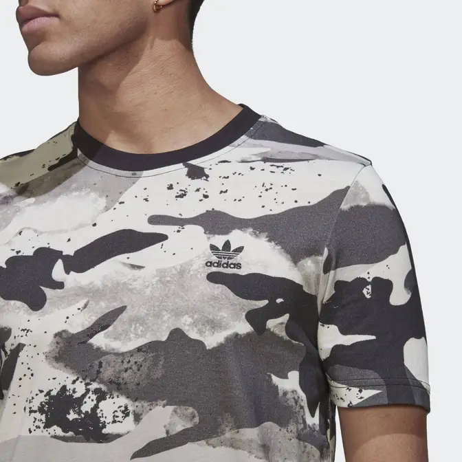 Adidas Camo Series Allover Print T Shirt Where To Buy Hk2800 The Sole Supplier 6170