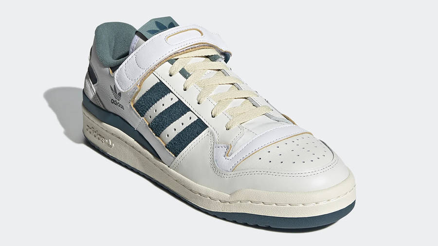 adidas Forum 84 Low Off White Teal | Where To Buy | GX4536 | The Sole ...