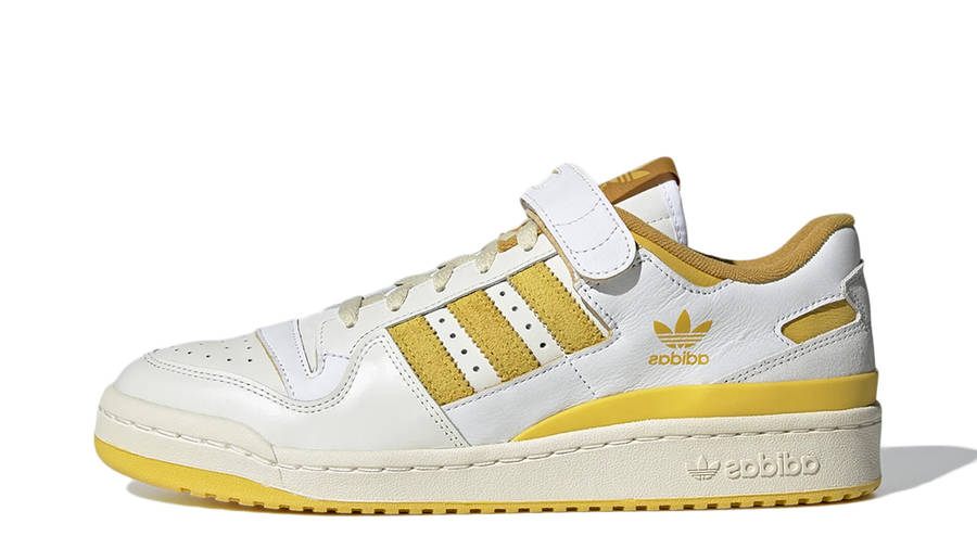 adidas white yellow