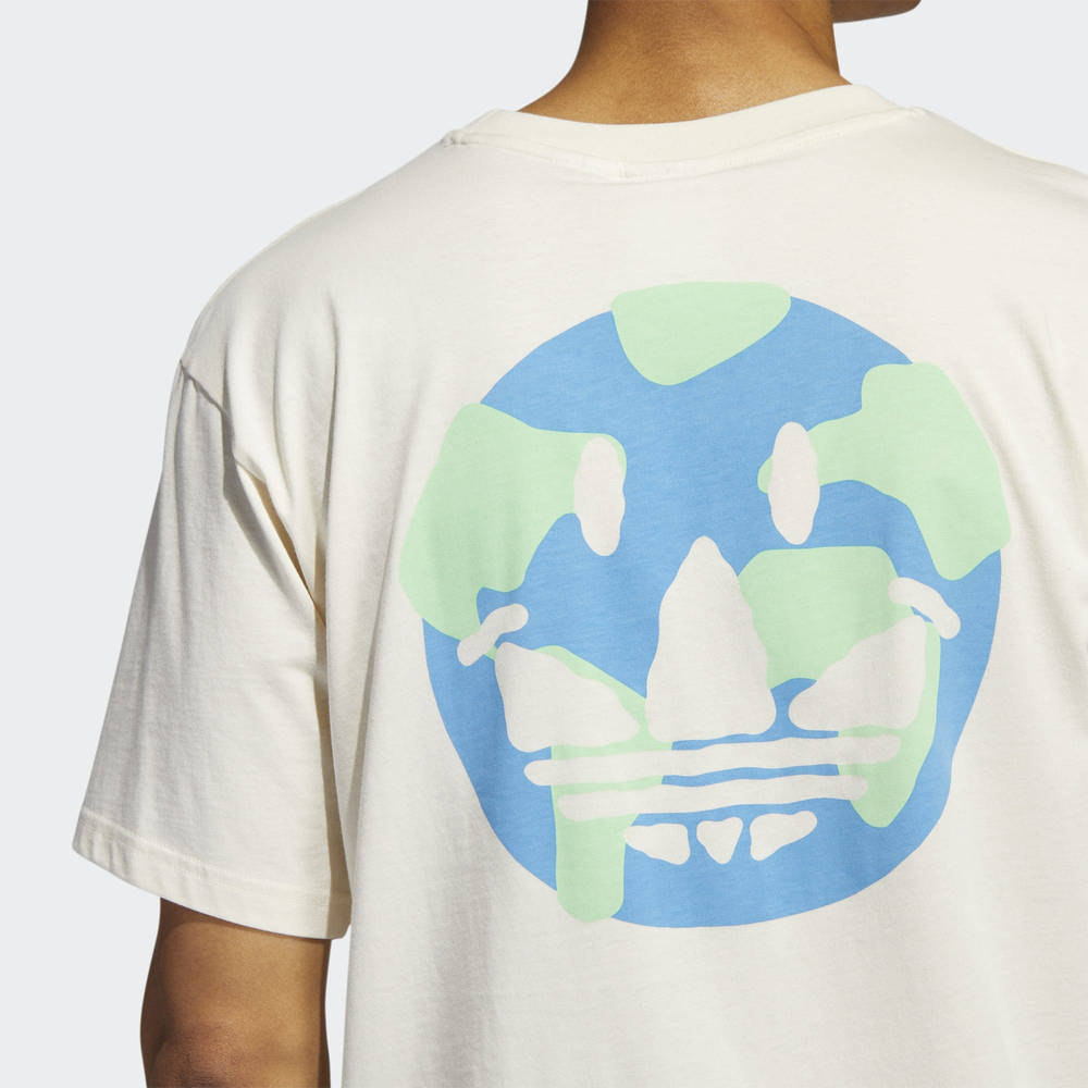 adidas Happy Earth T-Shirt Non-Dyed back logo