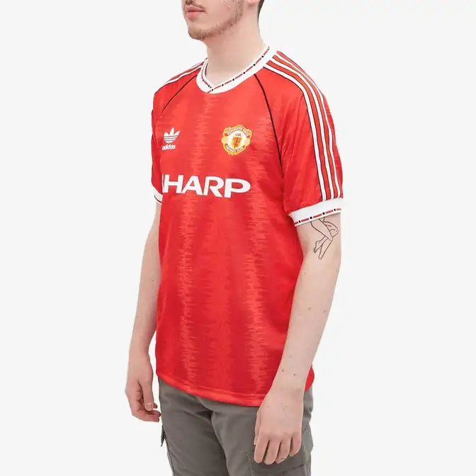 adidas Manchester United 90 Retro Home Jersey | Where To Buy | HP0455 ...