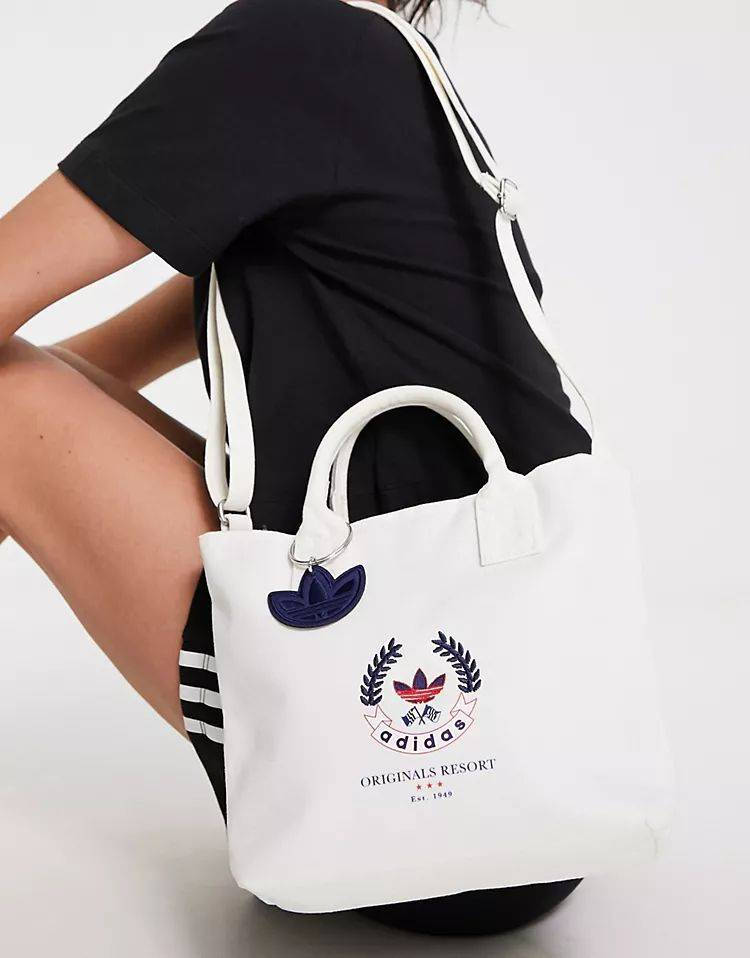 adidas Originals Resort Mini Shopper Off White Feature