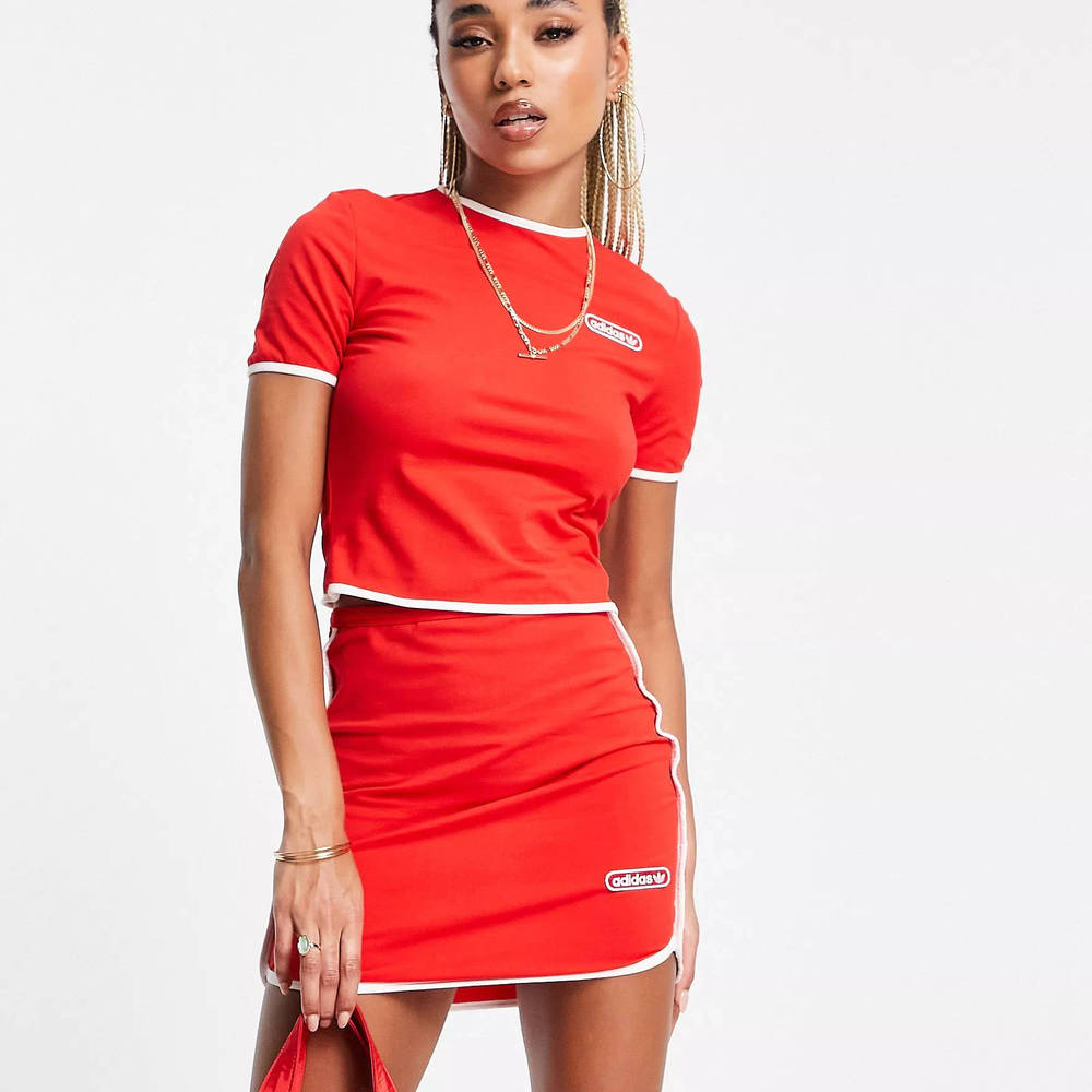 adidas Resort Mini-Skirt Red