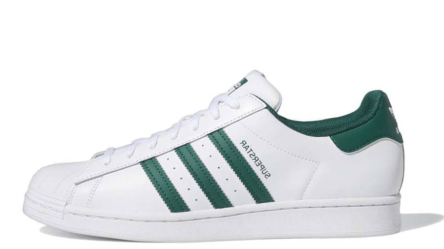 adidas Superstar White Collegiate Green