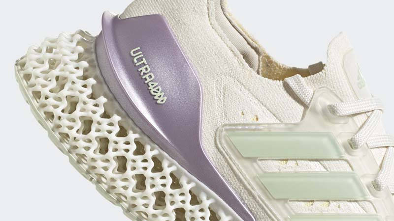 adidas Ultra 4DFWD White Linen Green Closeup
