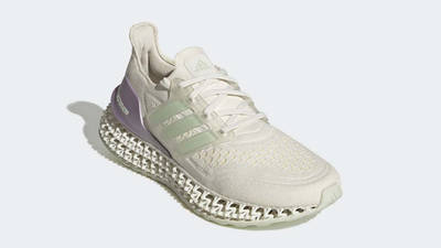 adidas Ultra 4DFWD White Linen Green Front
