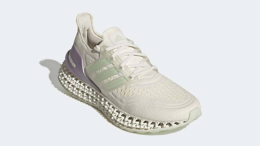 adidas Ultra 4DFWD White Linen Green Front