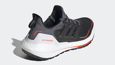adidas Ultra Boost 21 COLD.RDY Grey Black Red GV7122 Back