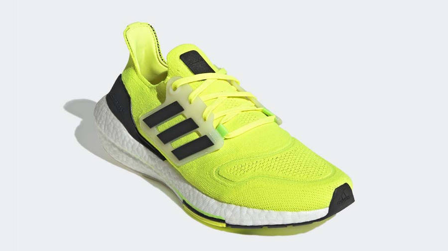 adidas Ultra Boost 22 Solar Yellow Front