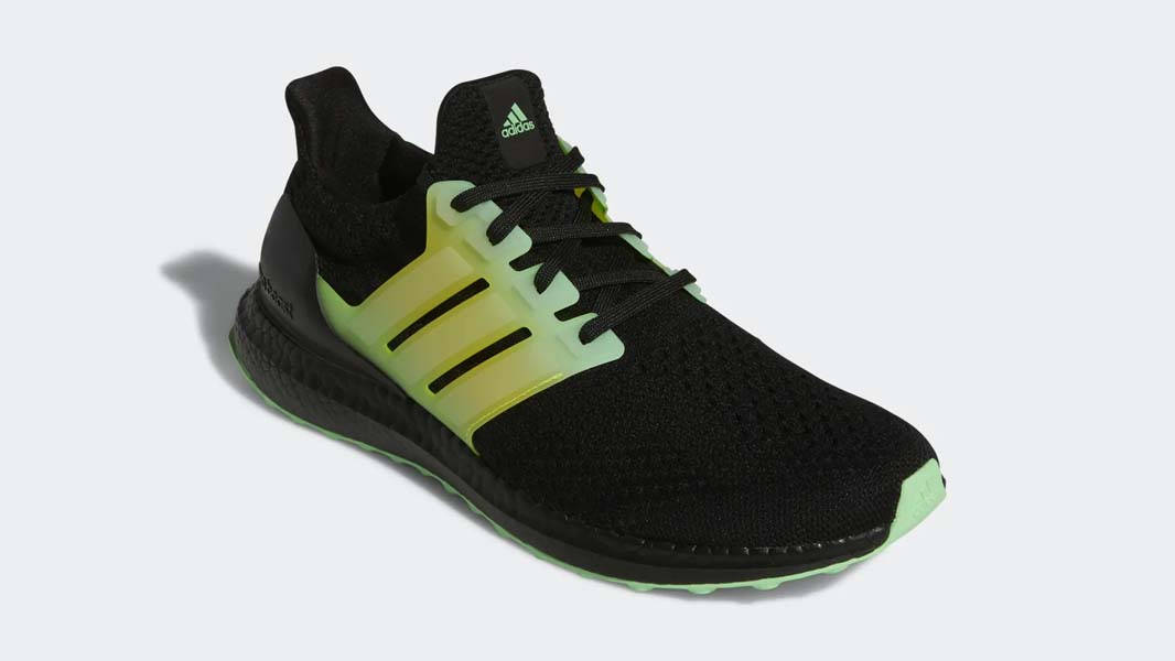 adidas Ultra Boost 5.0 DNA Black Beam Green Front
