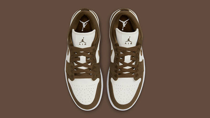 Air Jordan 1 Low Brown Canvas Top