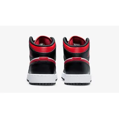 Air Jordan 1 Mid GS Bred Toe White | Where To Buy | 554725-079 | The ...