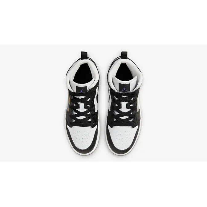 Air Jordan 1 Mid Hologram Black White | Where To Buy | DR9496-001 | The ...