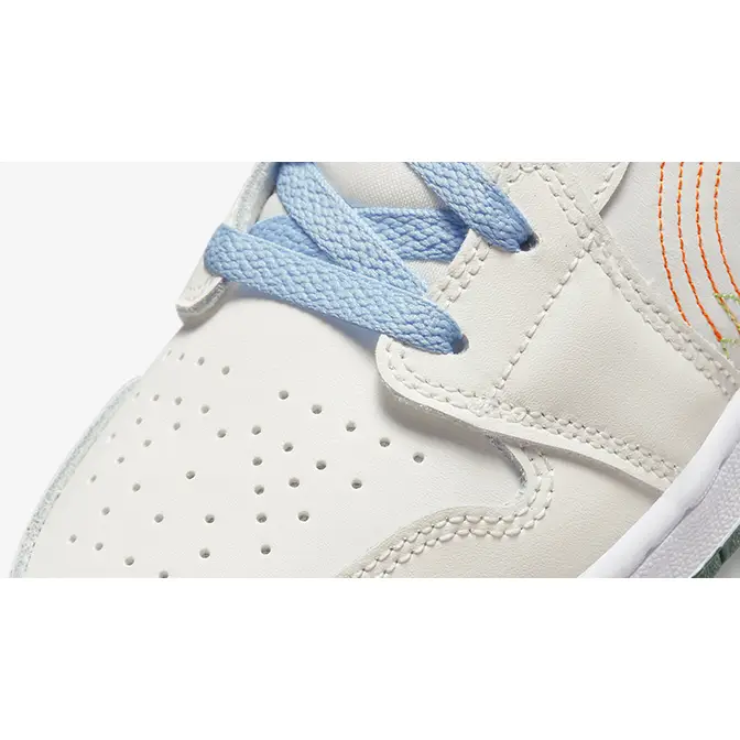 Air Jordan 1 Mid GS Stitch Multi | Where To Buy | DX2462-100 | The