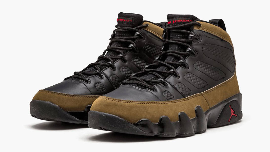 Air Jordan 9 Olive 302370-031 Side