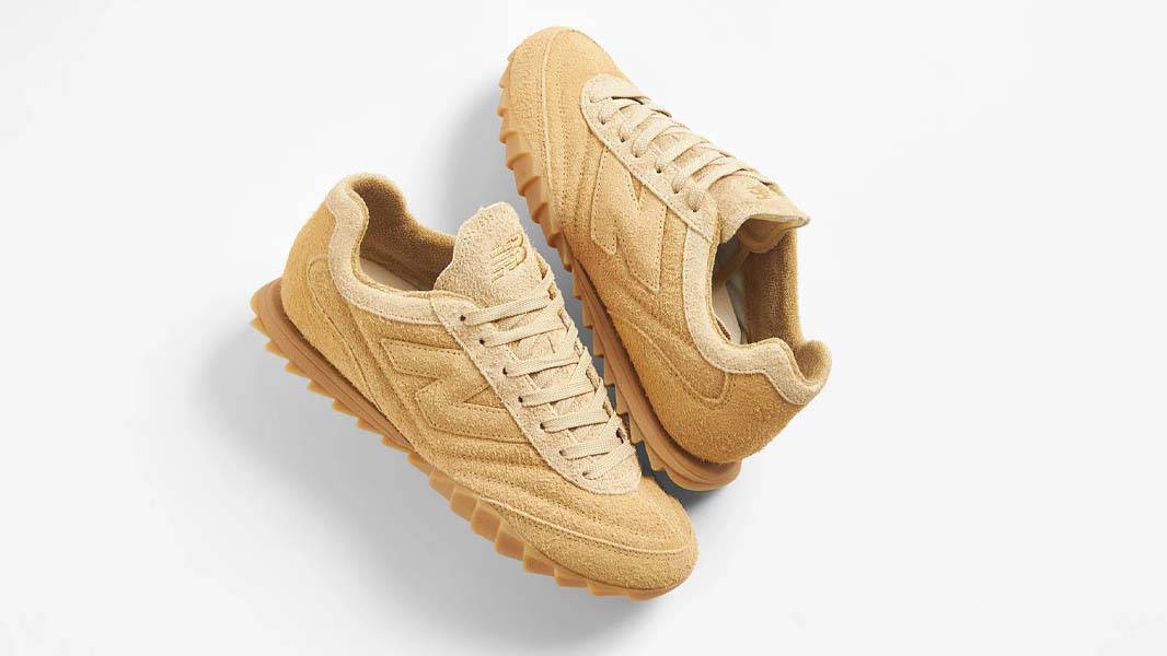 AURALEE × New Balance RC30 Beige Top