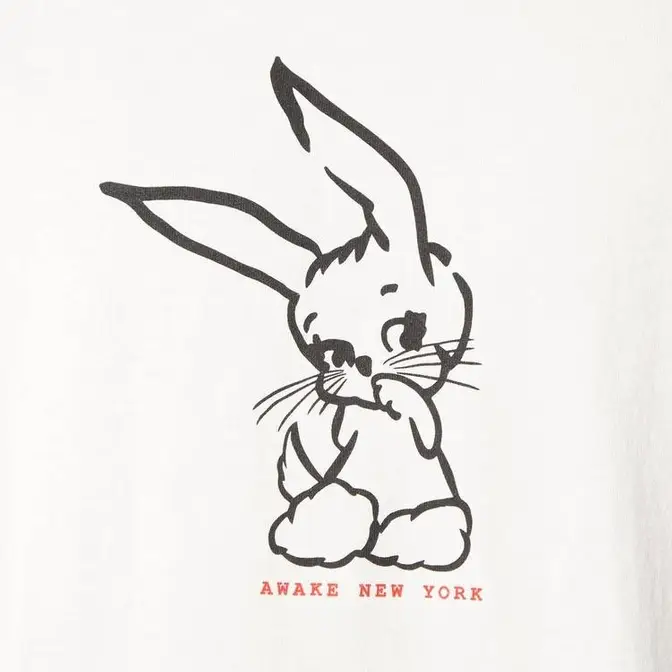 Awake NY Bunny T-Shirt White logo