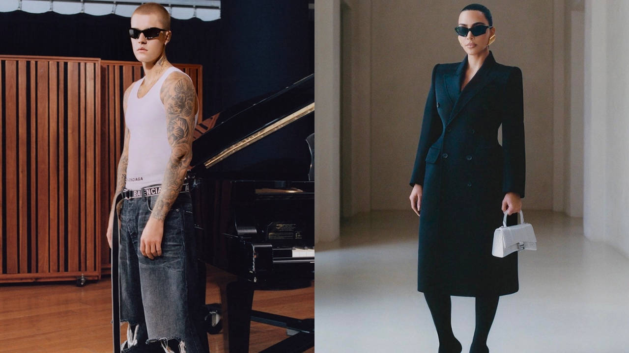 Balenciaga Turns to Its Archives for a BB Monogram Pattern Campaign