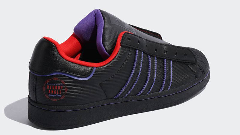Bloody Angle x adidas Superstar Tokyo Black FZ6568 Back