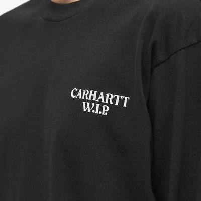 Carhartt WIP Long Sleeve Scope T-Shirt Black logo
