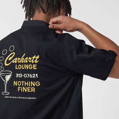 Carhartt WIP Lounge Shirt Black Detail 2