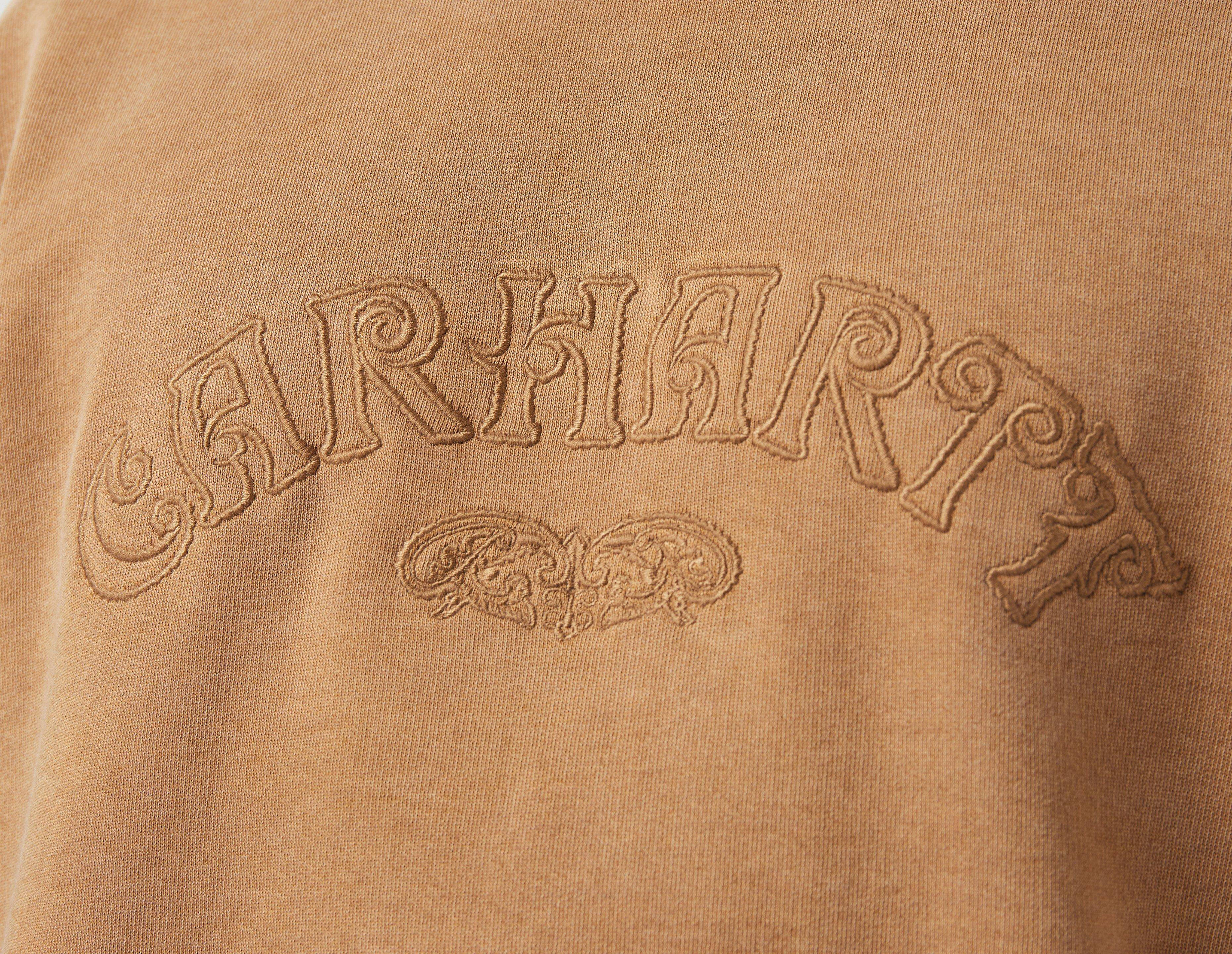 Carhartt WIP Verse Script Sweat Brown branding