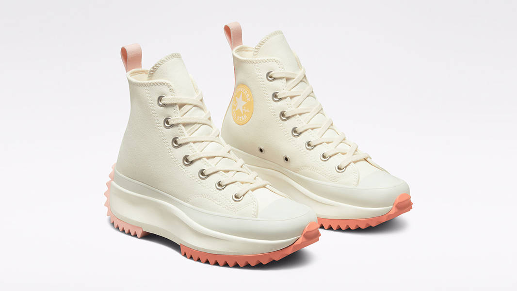 Converse Run Star Hike Gradient Heat Platform High Egret Mango A02590C Side