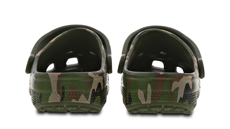 Crocs Classic Clog Camo Army Green 206454-3TC Back