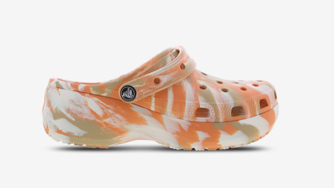 Crocs Classic Platform Clog Marble Chai
