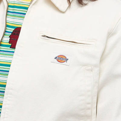 Dickies Duck Canvas SMR Jacket Stone Washed Cloud Detail