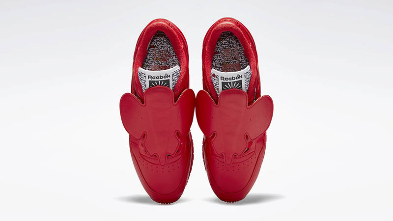 Eames x Reebok Classic Leather Elephant Vector Red GY6384 Top