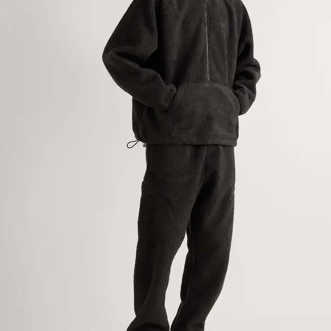 Fear of god hotsell half zip sherpa hoodie