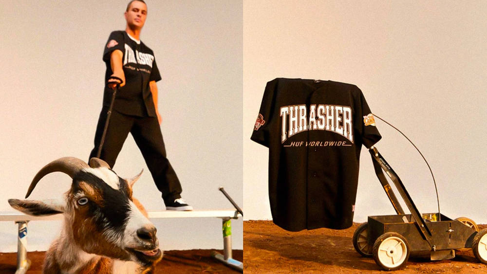 Image via HUF HUF x Thrasher Hit It Out of the Park With This Baseball Themed Collection
