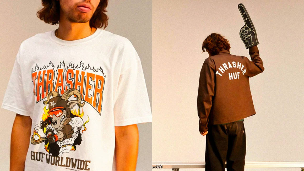 HUF x Thrasher Hit It Out of the Park With This Baseball Themed