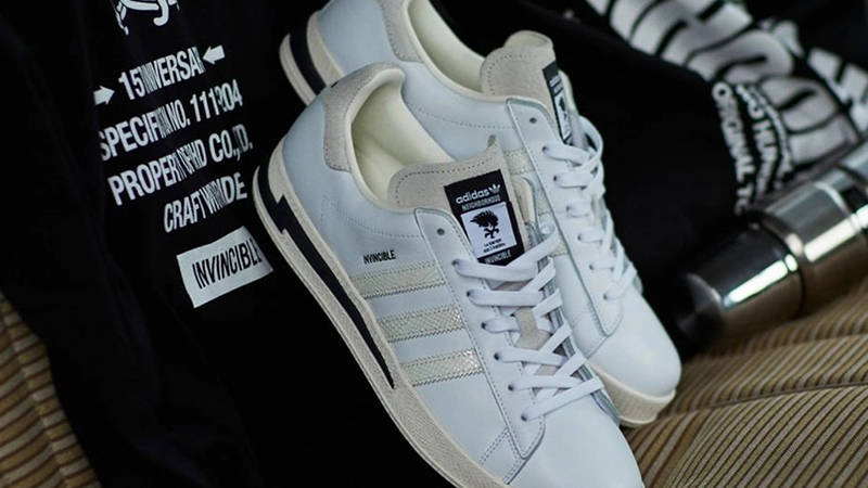 INVINCIBLE x NEIGHBORHOOD x adidas Campus White Front