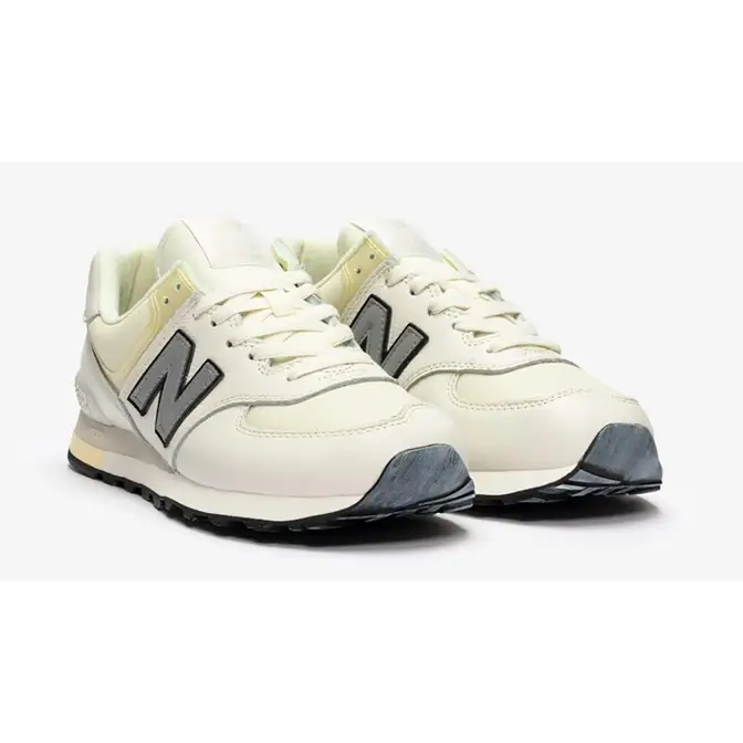 New balance 574 sea salt store with silver